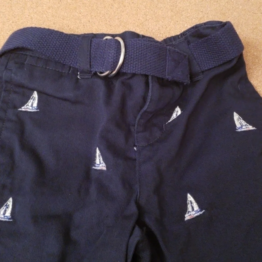 Ralph Lauren Navy Sailboat Pants